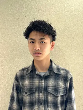 ショート パーマ メンズ 茅ヶ崎パーマ特化/ スパイラル/ハルキのヘアスタイル