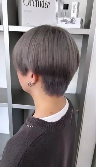 カラー ヘアアレンジ メンズ 🎀ハイトーン×艶髪 🎀さや 💜のヘアスタイル