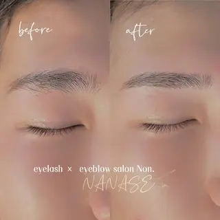 アイブロウ eyelash ×  eyebrow salon Non.所属・Non. NANASEのマツエク・マツパデザイン