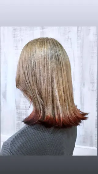 ミディアム 透明感/レイヤー /ayaneのヘアスタイル