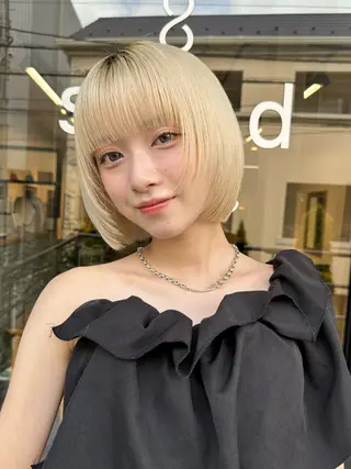 ショート ユズキ/似合わせ カット♡透明感カラーのヘアスタイル