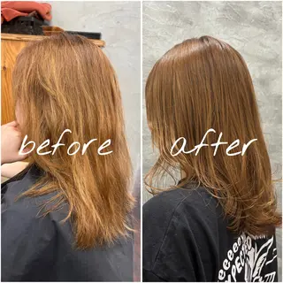 セミロング 豊川/透明感カラー 🫧篠島みなみ🫧のヘアスタイル