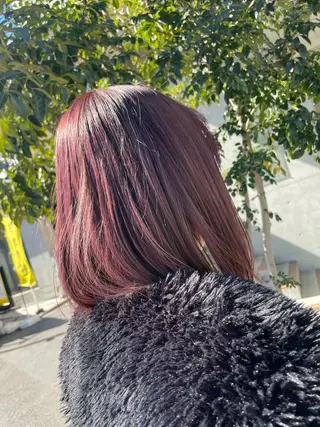 ミディアム カラー 白取 星矢のヘアスタイル