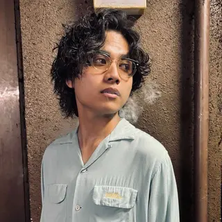 パーマ メンズ 古賀 光のヘアスタイル