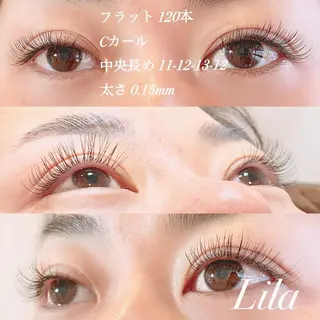 マツエク・マツパ Lila彦根店所属・Lila 彦根店のマツエク・マツパデザイン