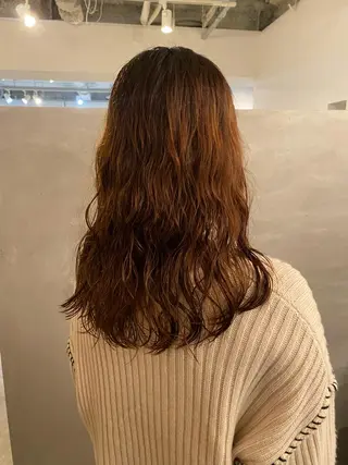 ロング パーマ pepin by merci所属・ari/ヘアセット レイヤーカット✂︎のヘアスタイル