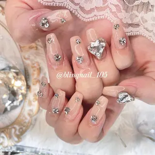 ネイル 23時まで❤︎韓国、 ワンホンネイルのネイルデザイン