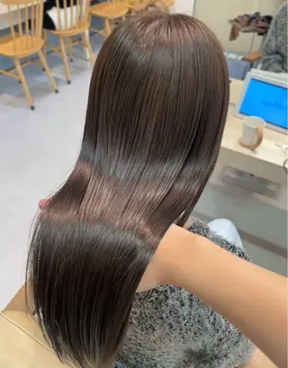 ロング かずや🍀/髪質改善 /艶髪カラー/眉毛のヘアスタイル