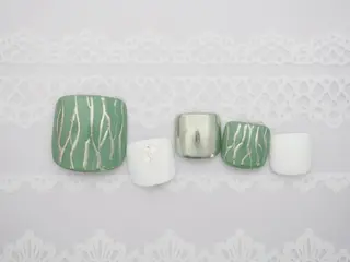 ネイル トップネイリスト Ribbon立川店のネイルデザイン