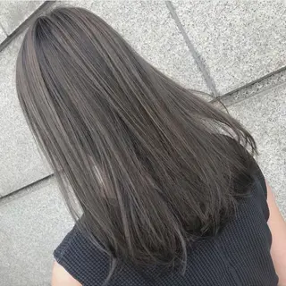 ミディアム カラー レイヤー/グレージュ 赤み消し/コウスケのヘアスタイル