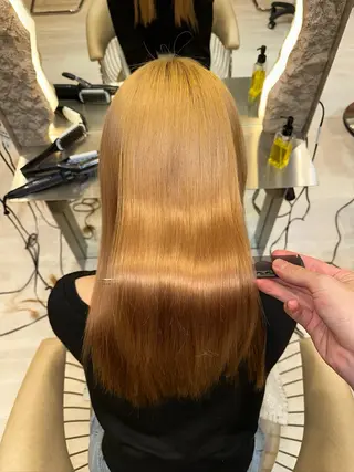 ロング 顔周り/前髪/ 髪質改善/おばかんのヘアスタイル