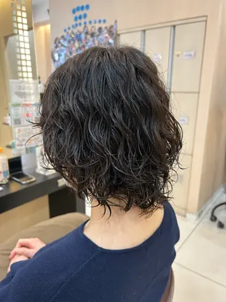 ショート パーマ リリー /Men's/パーマのヘアスタイル