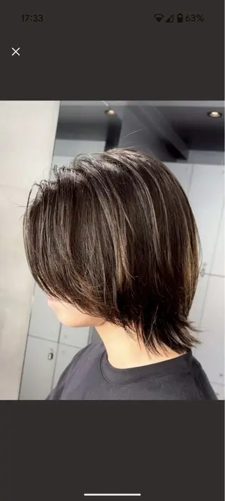 ミディアム メンズ スタイリスト兼 アイリストyuikaのマツエク・マツパデザイン