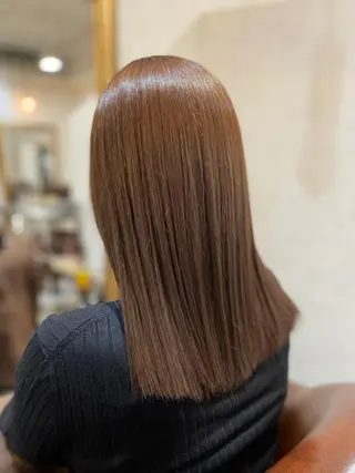 セミロング Lusso店長 千崎慎介のヘアスタイル