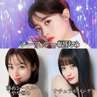 セミロング 映える顔まわり/前髪 特化 💗 ユキマのヘアスタイル