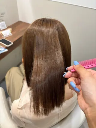 ショート パーマ SALOWIN 岡山店所属・ボブ/艶カラー/ manaka 🥣のヘアスタイル