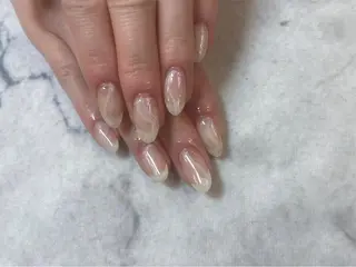 ネイル ネイルリボン 受付スタッフのネイルデザイン