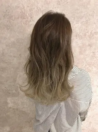 カラー パーマ ヘアアレンジ mihoko/ ニュアンスパーマのヘアスタイル