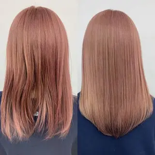 セミロング ハイトーン/ウルフ /小澤凌祐🦕のヘアスタイル