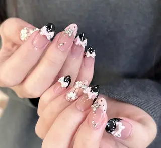 ネイル By moonネイル 🌷ワンホン/韓国風のネイルデザイン