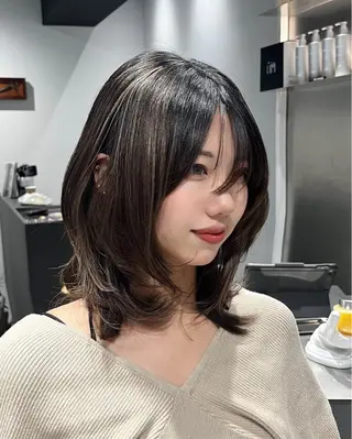 カラー 姫夏 /ハイトーン艶髪🎀のヘアスタイル