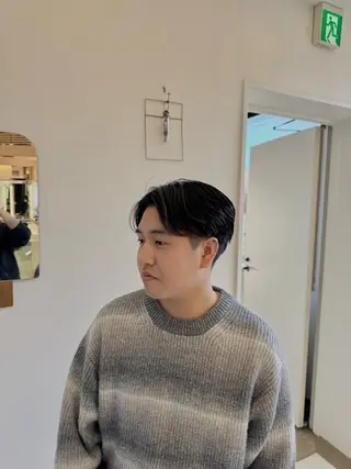 メンズ カナモリ ハヤトのヘアスタイル