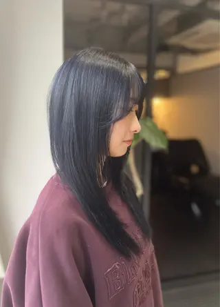 ロング カラー LEBEN所属・和夢/メンズカット/ パーマ/ハイトーンのヘアスタイル