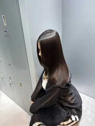 ロング 新宿No.1艶髪矯正 美艶カラー/FUKAのヘアスタイル