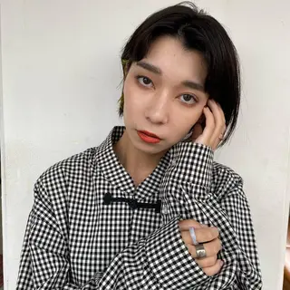 ショート カラー yiye 青山所属・無料カットモデル募集 🌱ひょうがのヘアスタイル