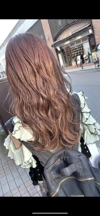 ロング カラー 髪質改善/韓国ヘア レイヤー/新宿/ロミのヘアスタイル