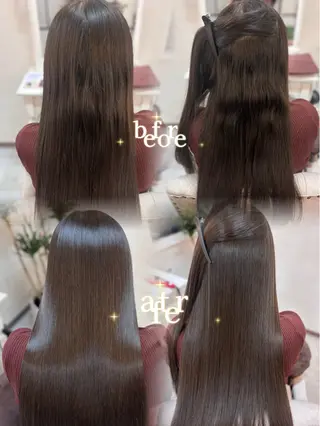 ロング サラ艶/縮毛矯正/ 髪質改善/ハルキ🦋のヘアスタイル