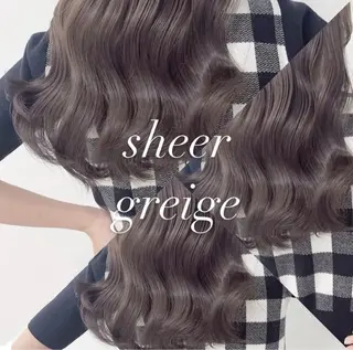 カラー i.＋sapporo所属・🩶韓国ヘア🩶 くびれ❤︎顔まわりのヘアスタイル