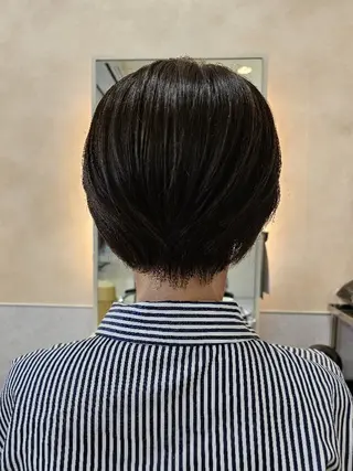ショート カラー BENI岩沼たけくま 店 佐藤朱華のヘアスタイル