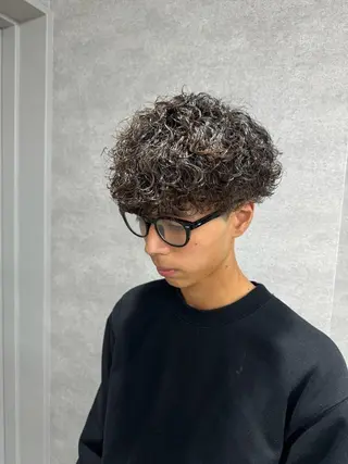 メンズ パーマ ✨【公式】渋谷メンズ サロン BLUCK✨のヘアスタイル