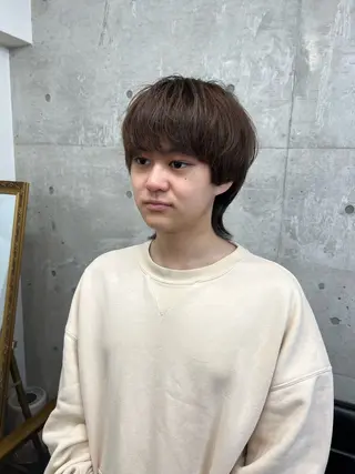 ミディアム メンズ Yui/メンズカラー /シャドウパーマのヘアスタイル