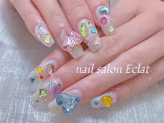 ネイル ネイルサロンエクラ 🫧Shizukaのネイルデザイン