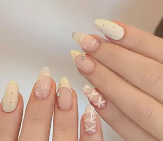 ネイル By moonネイル 🌷ワンホン/韓国風のネイルデザイン