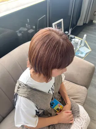 ショート カラー 志田 ほん/ メンズパーマのヘアスタイル