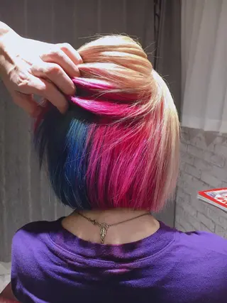 ショート カラー パルーザ代表👑 YUYAのヘアスタイル