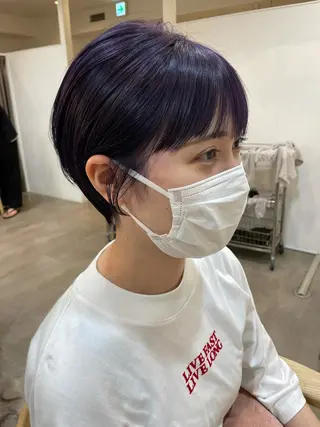 ショート 大迫 江梨のヘアスタイル
