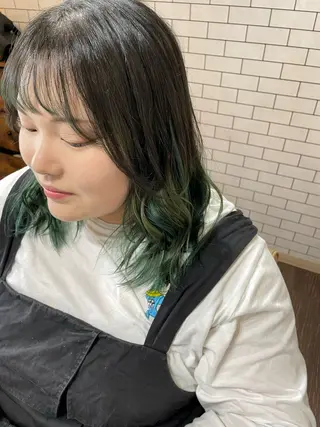 ミディアム カラー 髪質改善カラー💛 NANOHAのヘアスタイル