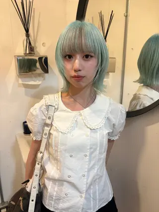 ショート カラー ⭐︎ハイトーン /レイヤー✩momoのヘアスタイル