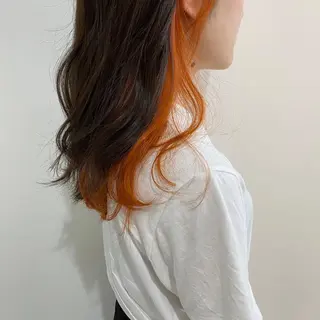 セミロング カラー お洒落パーマ/ 艶カラー/michiのヘアスタイル