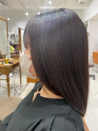 セミロング 山﨑 燦人のヘアスタイル