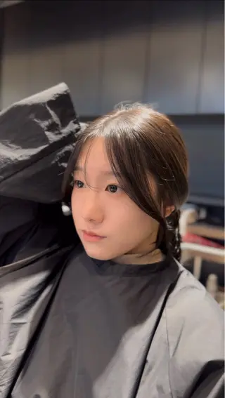 ミディアム カラー ヘアアレンジ 顔周り&ミディアム 特化/池袋/kokiのヘアスタイル