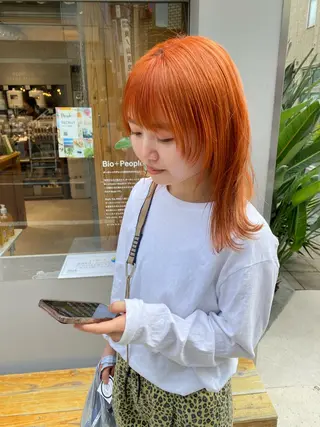 ミディアム HARUKA /透明感カラーのヘアスタイル