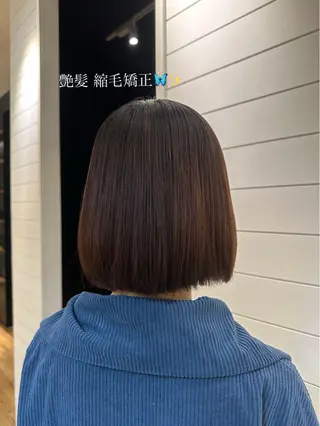 ミディアム パーマ ブリーチカラー/ 透明感/aika¨̮のヘアスタイル