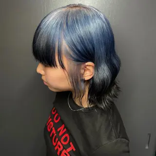 ミディアム カラー ★デザインカラー ハイトーン ももか★のヘアスタイル