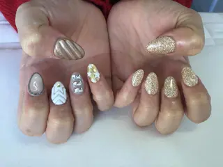 ネイル 💎🐰 saki. m 🐰💎のネイルデザイン