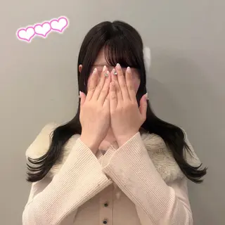 ロング カラー 顔周り/暖色 /ヘアメ/あつはのヘアスタイル